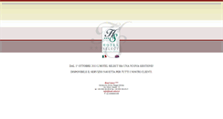 Desktop Screenshot of hotel-select.it
